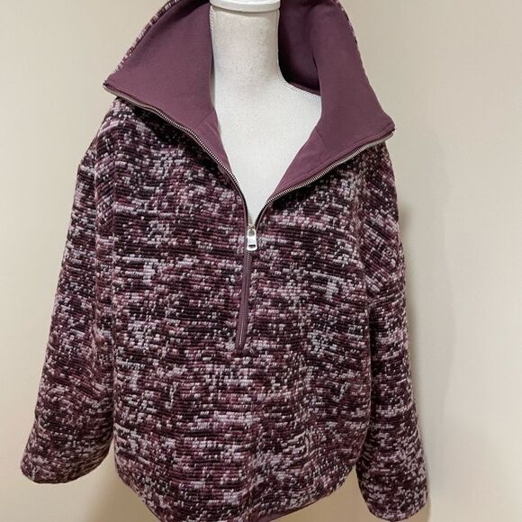 NWT Anthropologie Varley  Half Zip jacket size XL
Speckle fleece 
Retail $168 - Picture 7 of 14